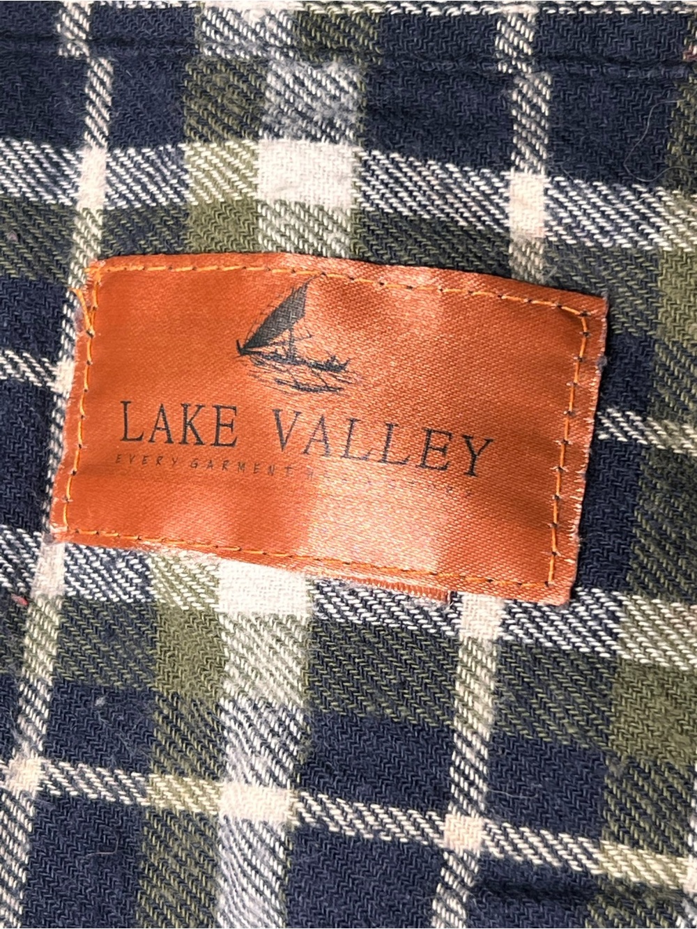Lake Valley Plaid Shirt with Navy and Olive Green cotton